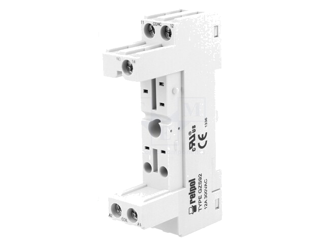 Socket; PIN: 5; 12A; 300VAC; op paneel,op DIN-rail; schroefklemmen Socket; PIN: 5; 12A; 300VAC; op paneel,op DIN-rail; schroefklemmen